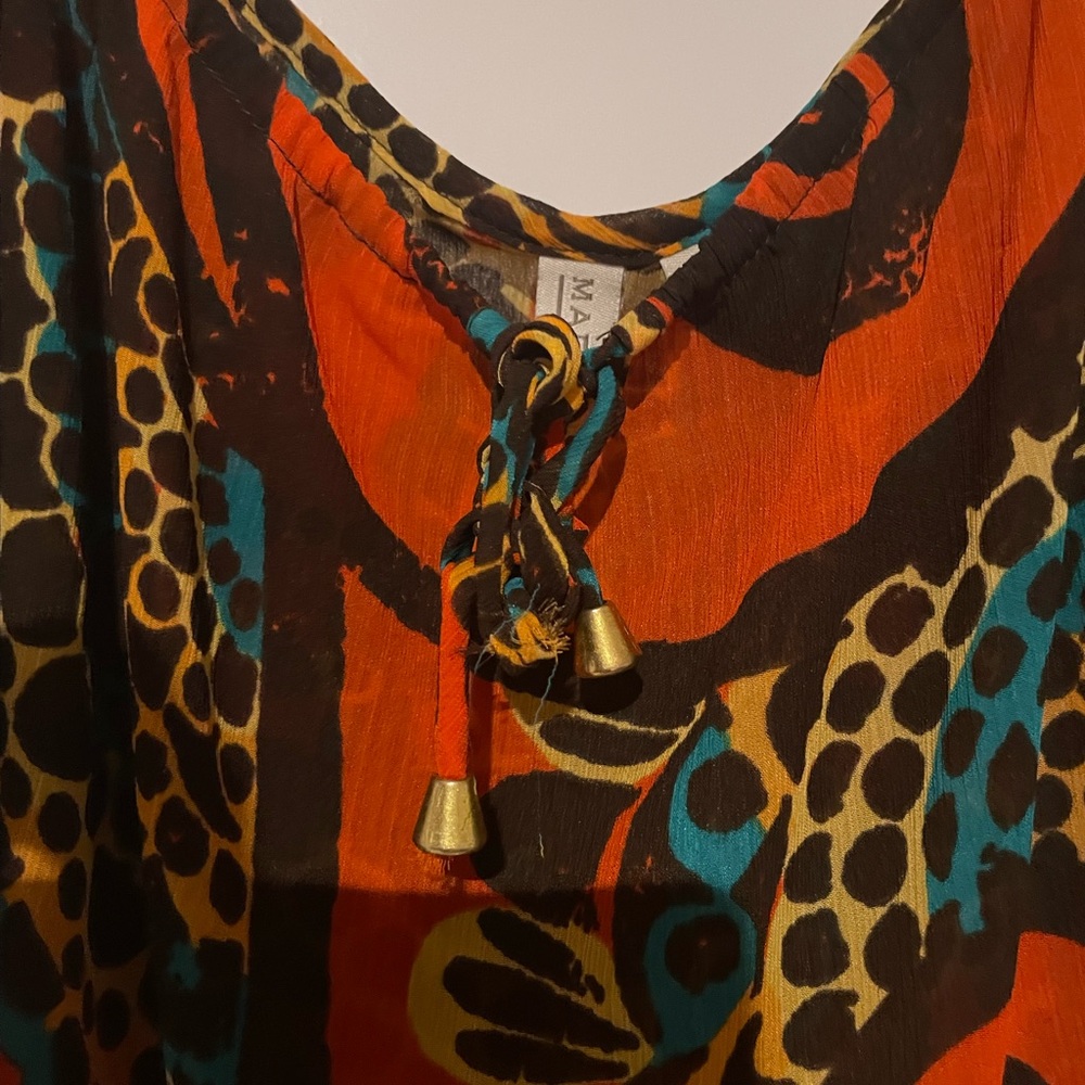 Madison Multicolor Patterned Dress - Picture 5 of 7